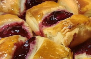 Cherry Crescent Rolls
