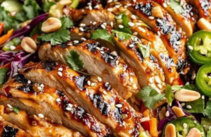 Crunchy Asian Sesame Chicken Salad