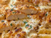 Cheesy Garlic Parmesan Chicken Pasta Skillet