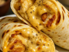 Cheesy Garlic Chicken Wraps