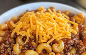 Coney Chili Mac Casserole