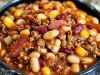 Slow Cooker Cowboy Beans