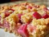 3 Ingredient Rhubarb Squares