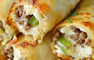 Philly Cheesesteak Rollups