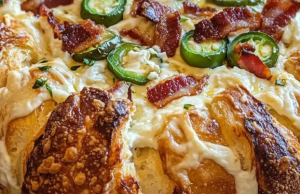Sourdough Discard Jalapeño Popper Bread Bowl
