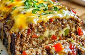 Philly Cheesesteak Meatloaf
