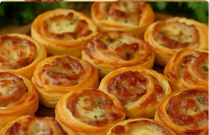 Puff Pastry Minced Meat Rolls