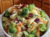 Creamy Crunchy Broccoli Apple Slaw