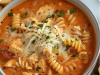 Crockpot Chicken Parmesan Soup