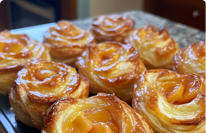 Peach Pie Cruffins