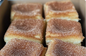 Cinnamon Churro Cheesecake Bars