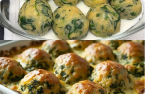 Cheesy Spinach & Potato Balls