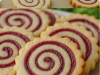 Raspberry Swirl Shortbread Cookies
