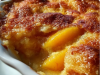Lazy Man’s Peach Cobbler