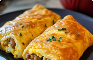 Sausage, Egg, and Cheese Breakfast Roll-Ups