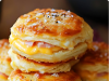 Ham and Cheese Butter Swim Biscuits