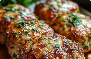 Garlic Parmesan Meatloaves