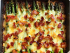 Oven-Roasted Asparagus with Asiago, Bacon, and Garlic