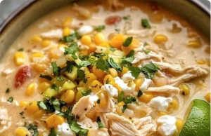 Mexican Street Corn White Chicken Chili