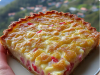 Crustless Rhubarb Custard Pie