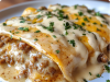 Southern Breakfast Enchiladas with Sausage Gravy