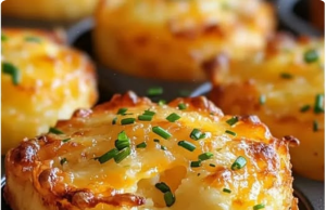 Cheesy Mashed Potato Puffs
