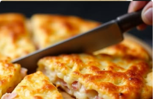 Mashed Potato, Cheese, and Ham Pie