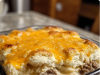 Biscuits Gravy Hashbrown Casserole