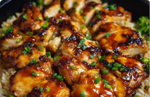 Honey BBQ Chicken & Rice