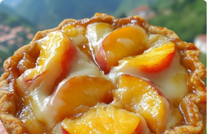Two Ingredient Mini Peach Pies