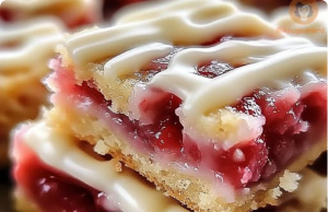 Rhubarb Shortbread Bars