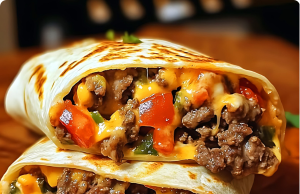 Nacho Cheese Beef Wrap