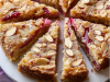Almond Rhubarb Cake Delight