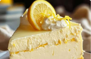 Heavenly No-Bake Lemon Cheesecake