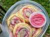 Strawberry Banana Pudding Cookies with Cheesecake Dip