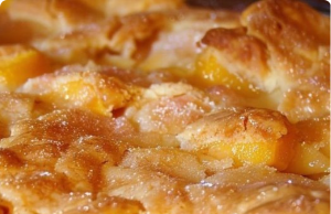 Vintage Oven-Baked Peach Cobbler