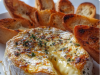 Honey Thyme Spicy Camembert with Grilled Baguette Fingers