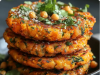 Crispy Chickpea & Sweet Potato Fritters
