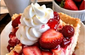 Strawberry Cheesecake Dump Cake