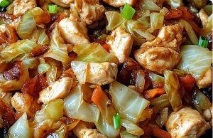 Sautéed Chicken and Cabbage Stir-Fry
