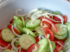 Marinated Cucumbers, Onions & Tomatoes