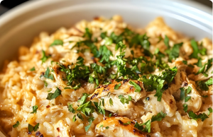 Slow Cooker Crack Chicken and Rice