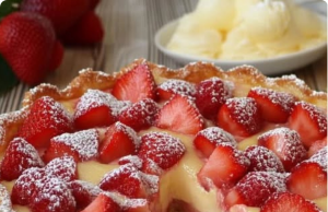 Light Strawberry Clafoutis