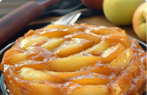 Golden Apples Upside-Down Cake