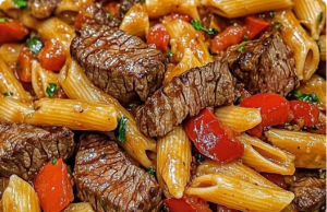 One-Pot Zesty Steak Pasta