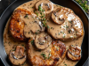 Creamy Garlic Mushroom Pork Chops