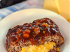 Cheddar-Stuffed Meatloaf with BBQ Glaze