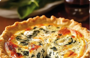 Ricotta Spinach Quiche Delight