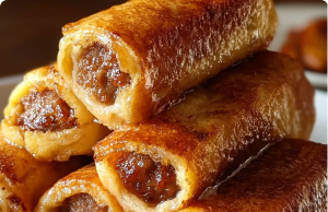 Sausage French Toast Roll-Ups