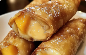 Sweet Stuffed Egg Rolls